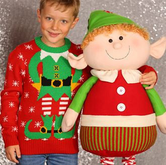 Kids elf knitted jumper