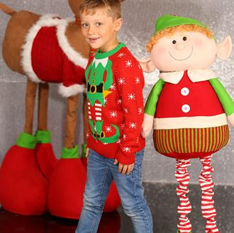 Kids elf knitted jumper