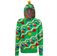 3D Decorated knitted hooded jumper with pom poms