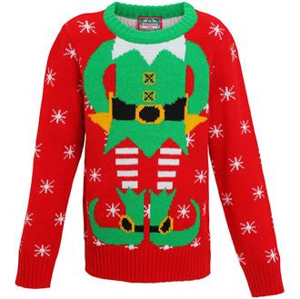 Kids elf knitted jumper